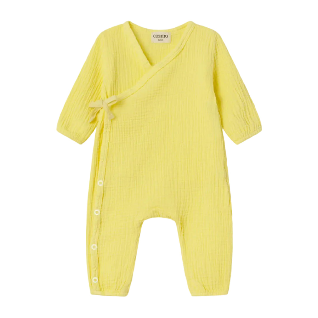 Lane Kimono Pajamas in Yellow