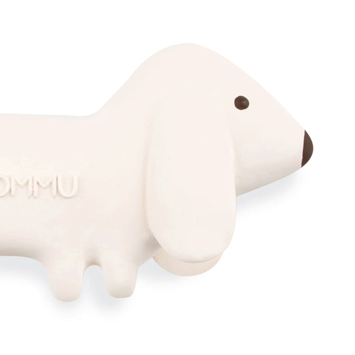 Gommu Mini Dog Teether - Cream