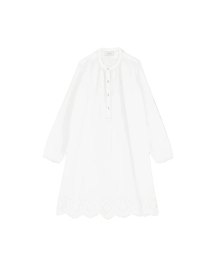 Jane Night Dress White Embroideries