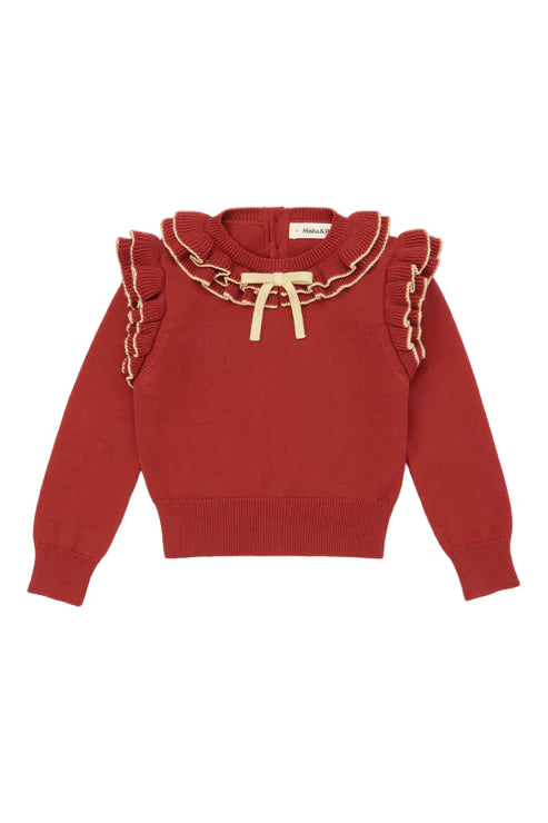 MISHA & PUFF Cotswald Ondine Sweater - Garnet