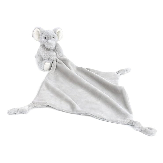 Ozzy Elephant Security Blankie - Grey