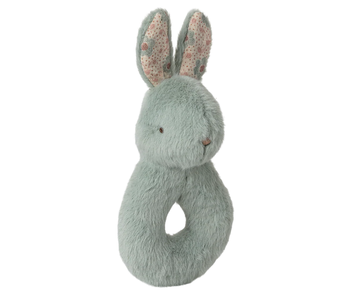 Rabbit Rattle Set in Mint