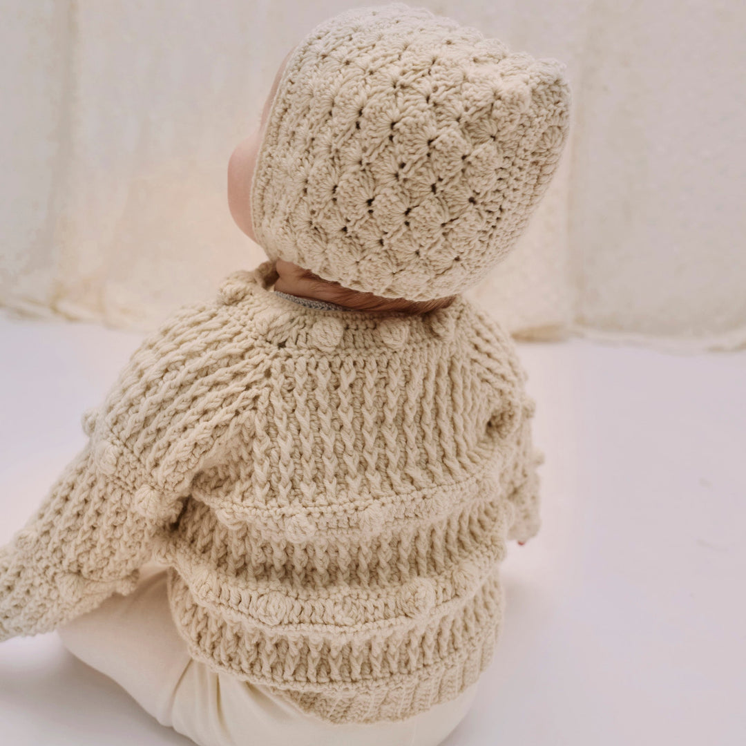 Finch Woolen Cardigan in Vanilla