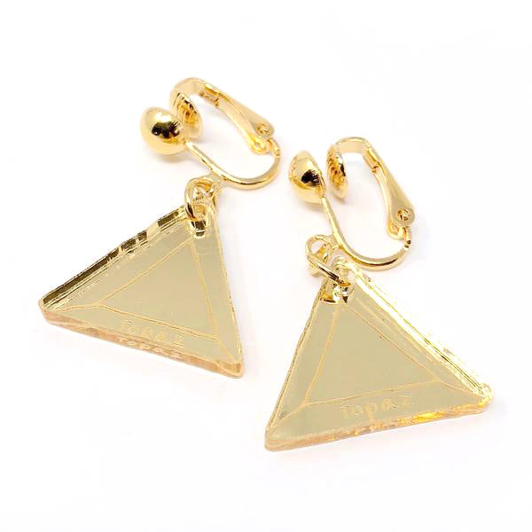 atsuyo et akiko birthstone brass earrings (more colors)