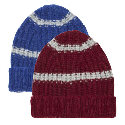 aymara striped chunky beanie