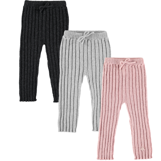 tocoto vintage knitted baby leggings